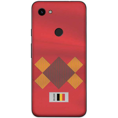 Belgium Soccer Flag Google Pixel 3a Skin
